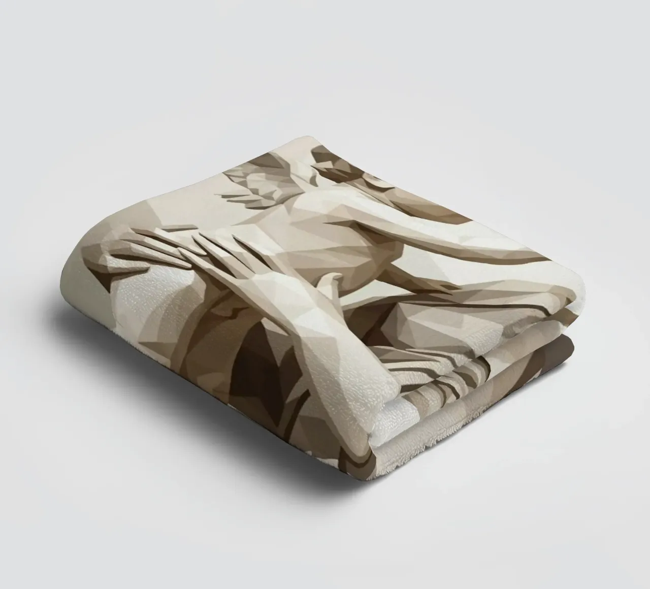Venere e amore Low Poly asciugamano da bagno da Low Profile