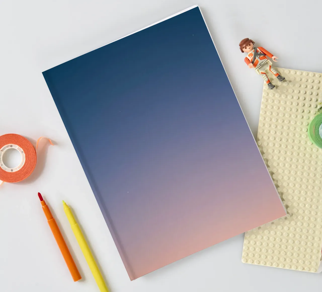 Calming Gradient Sky with Stars notebook by DesignDoodle
