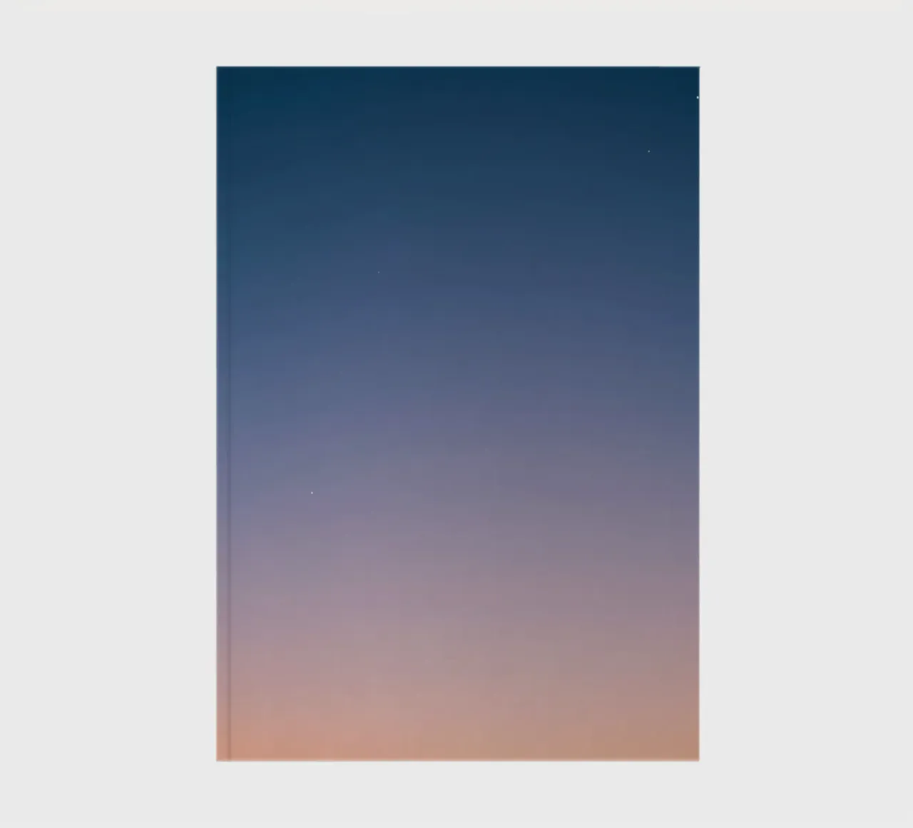 Calming Gradient Sky with Stars notebook by DesignDoodle