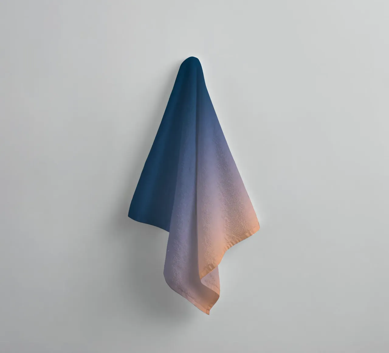 Rustgevend kleurverloop met sterren badhanddoek van DesignDoodle