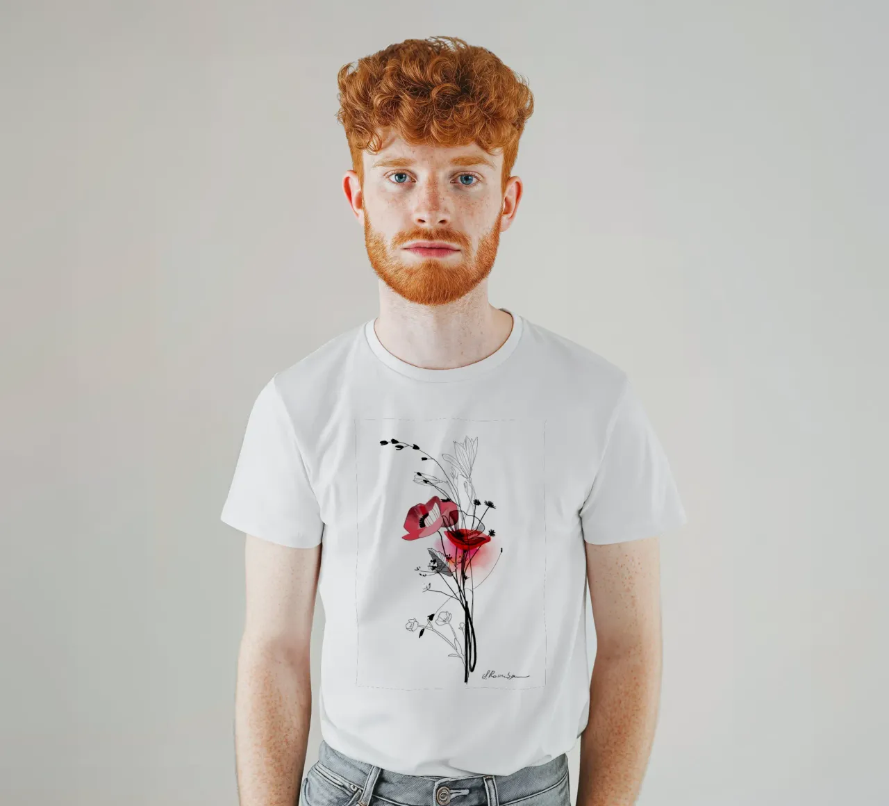 Mohn t-shirt da SaraRosenbaum