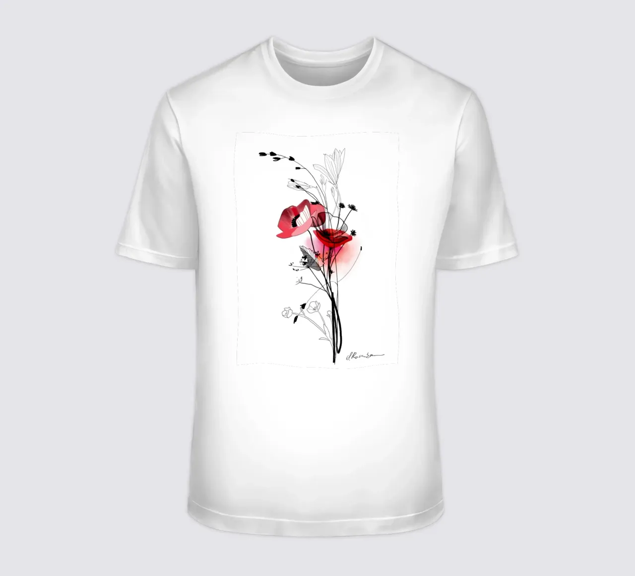 Mohn t-shirt da SaraRosenbaum