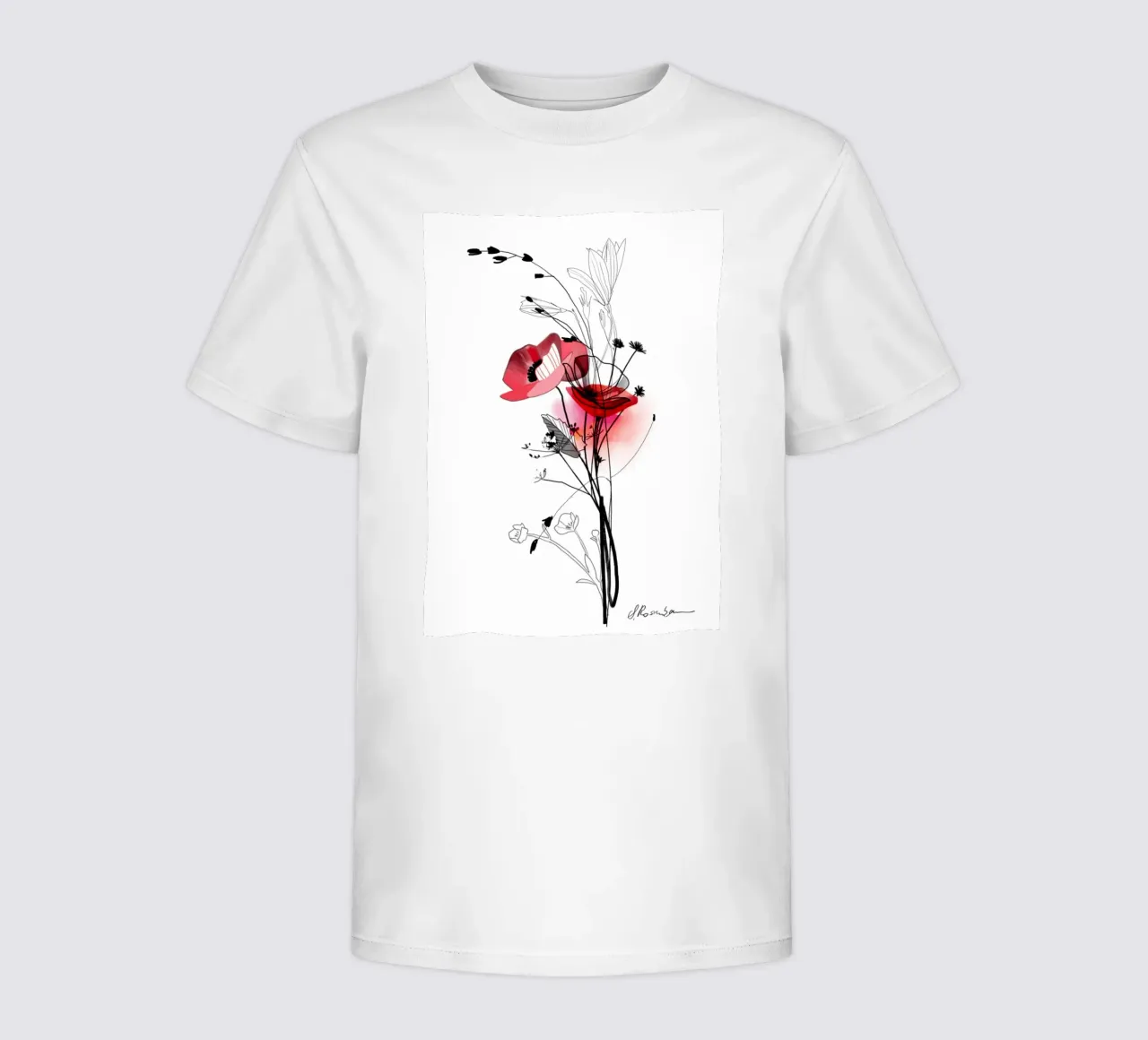 Mohn t-shirt bambini da SaraRosenbaum