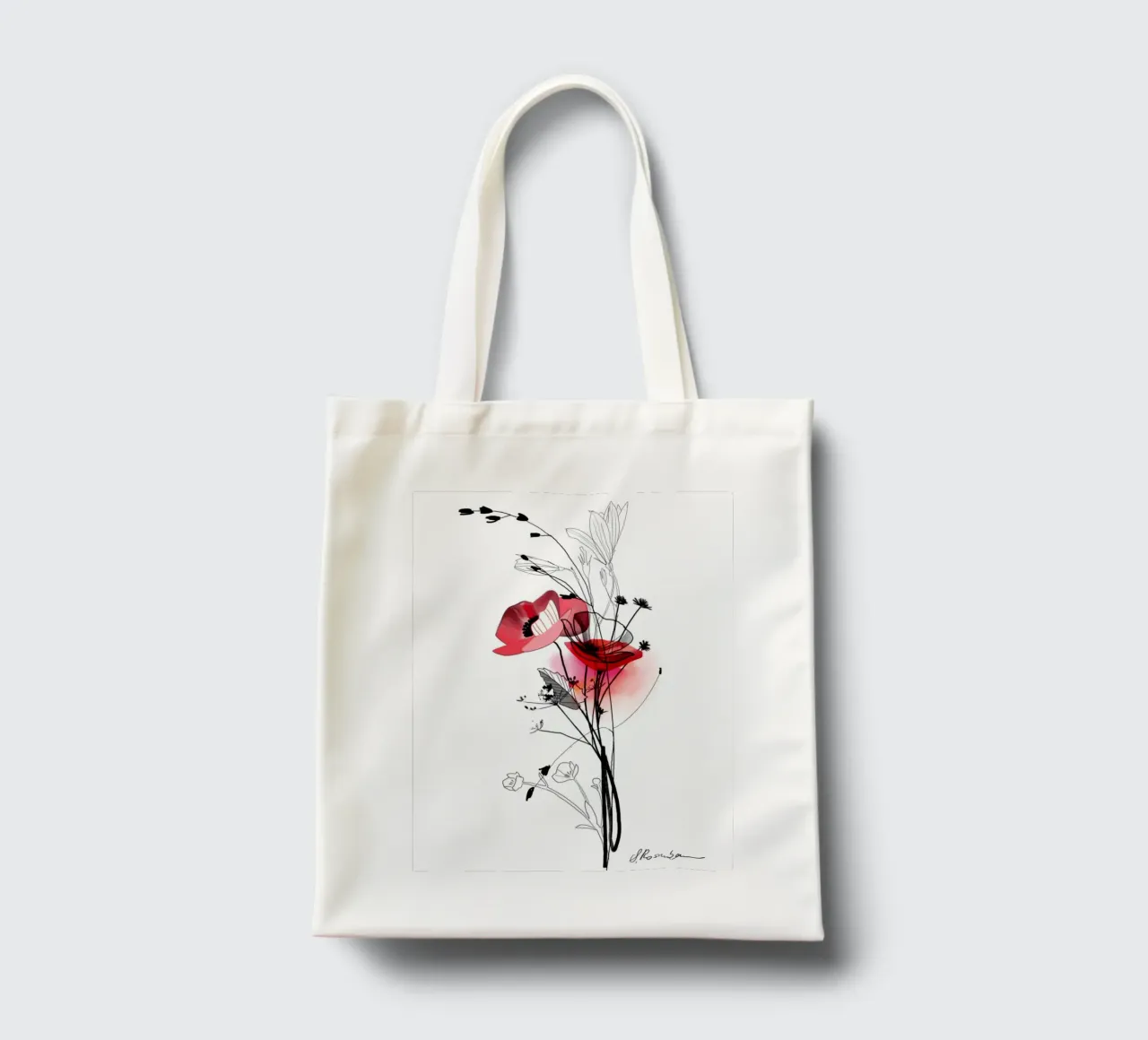Mohn borsa in juta da SaraRosenbaum