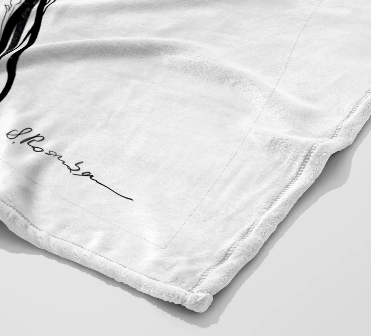 Mohn Fleecedecke von SaraRosenbaum