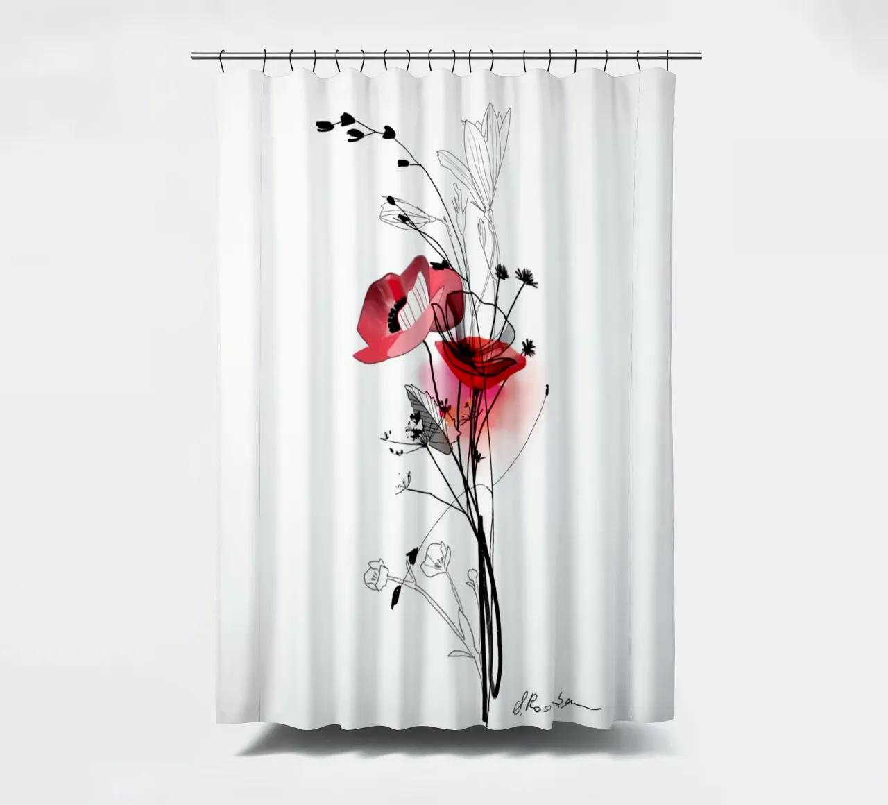 Mohn tenda da doccia da SaraRosenbaum
