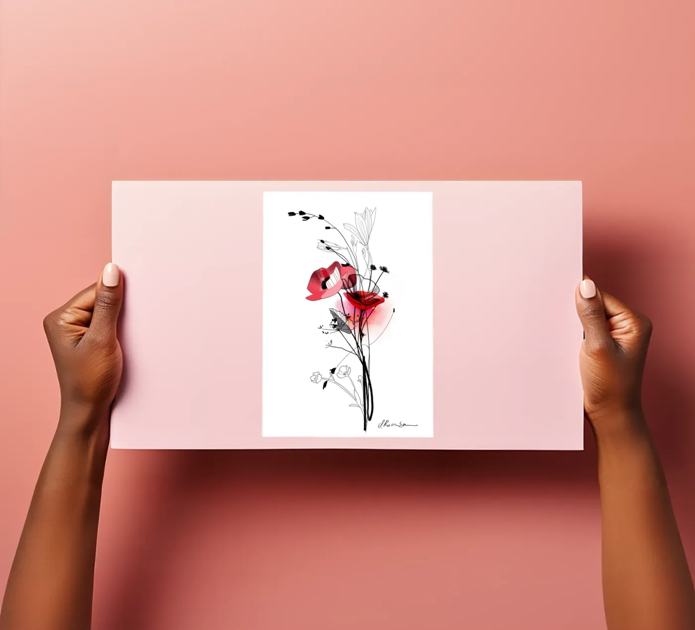 Mohn foglio adesivo da SaraRosenbaum