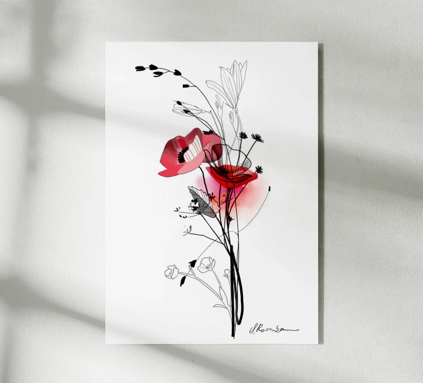 Mohn plexiglass da SaraRosenbaum