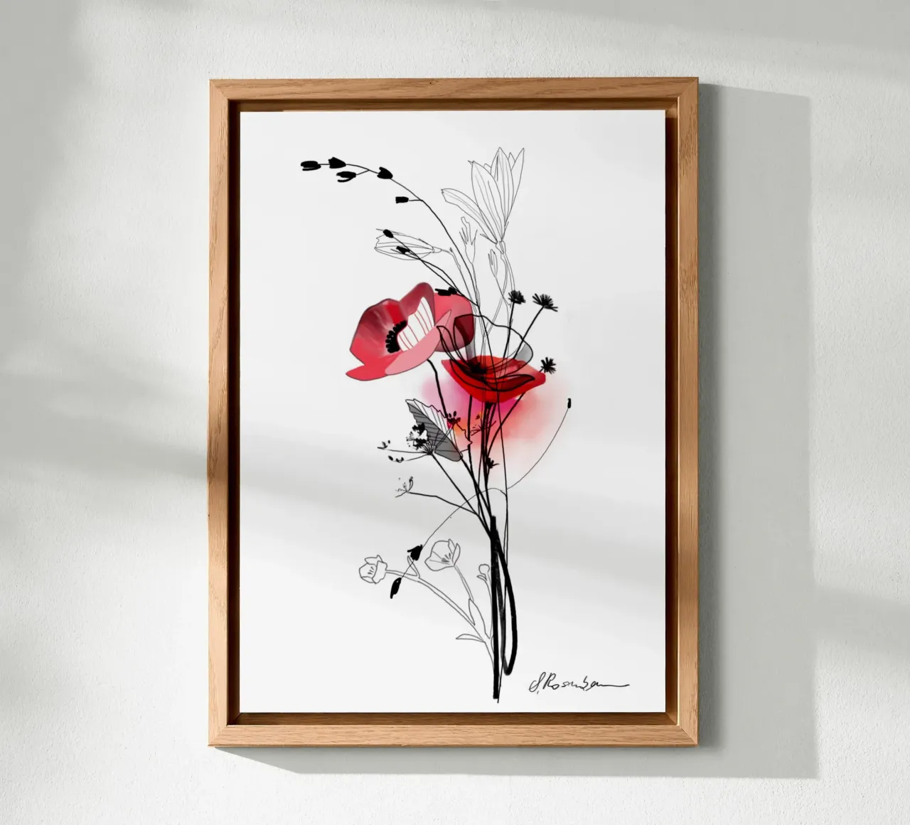 Mohn alluminio dibond da SaraRosenbaum