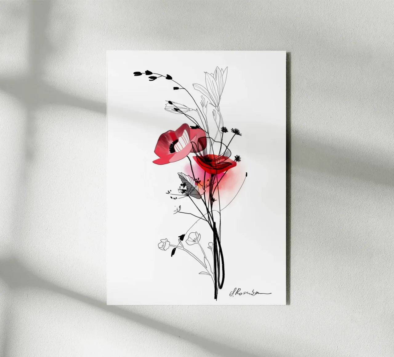 Mohn alluminio dibond da SaraRosenbaum