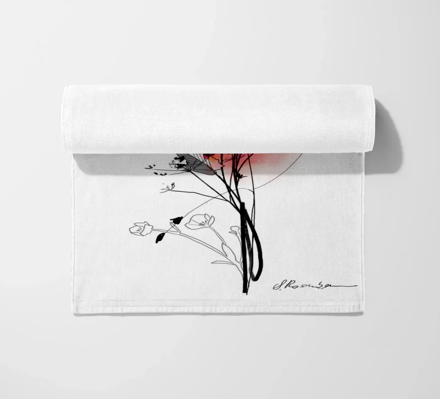 Mohn strandhanddoek van SaraRosenbaum