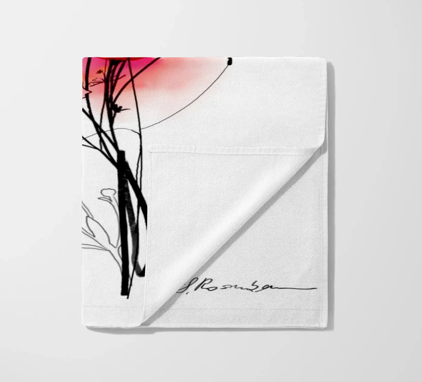 Mohn strandhanddoek van SaraRosenbaum