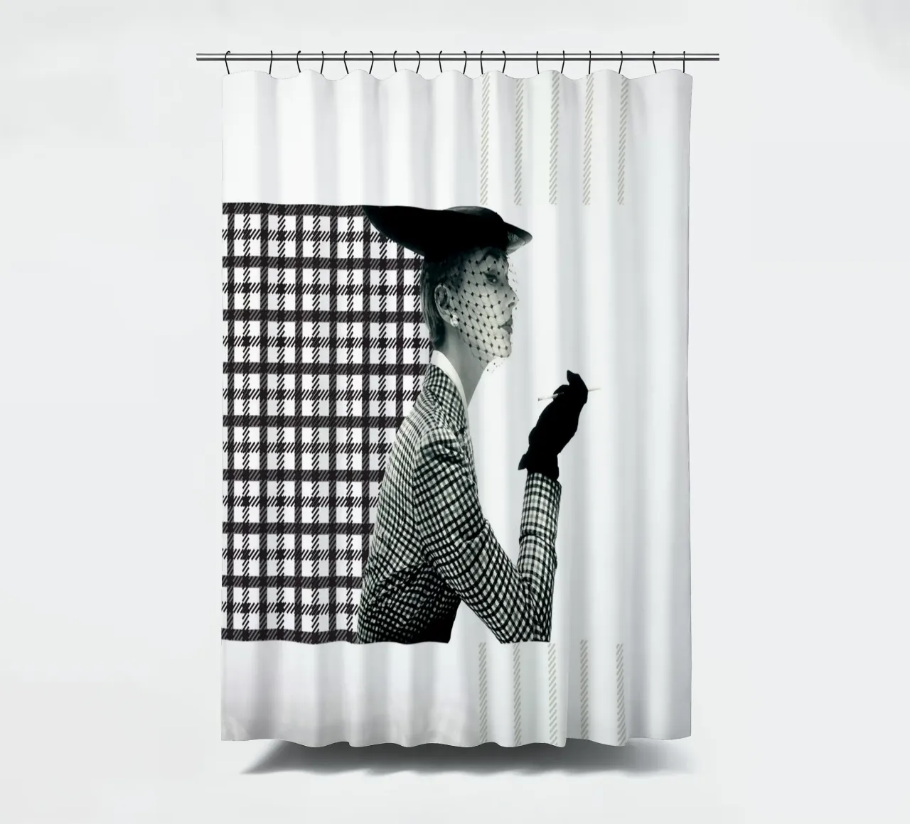 Fashion and Geometry 3 shower curtain by DesmondBates