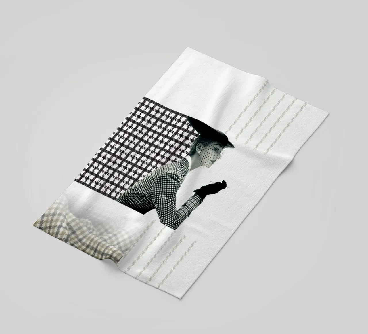 Fashion and Geometry 3 beach towel by DesmondBates
