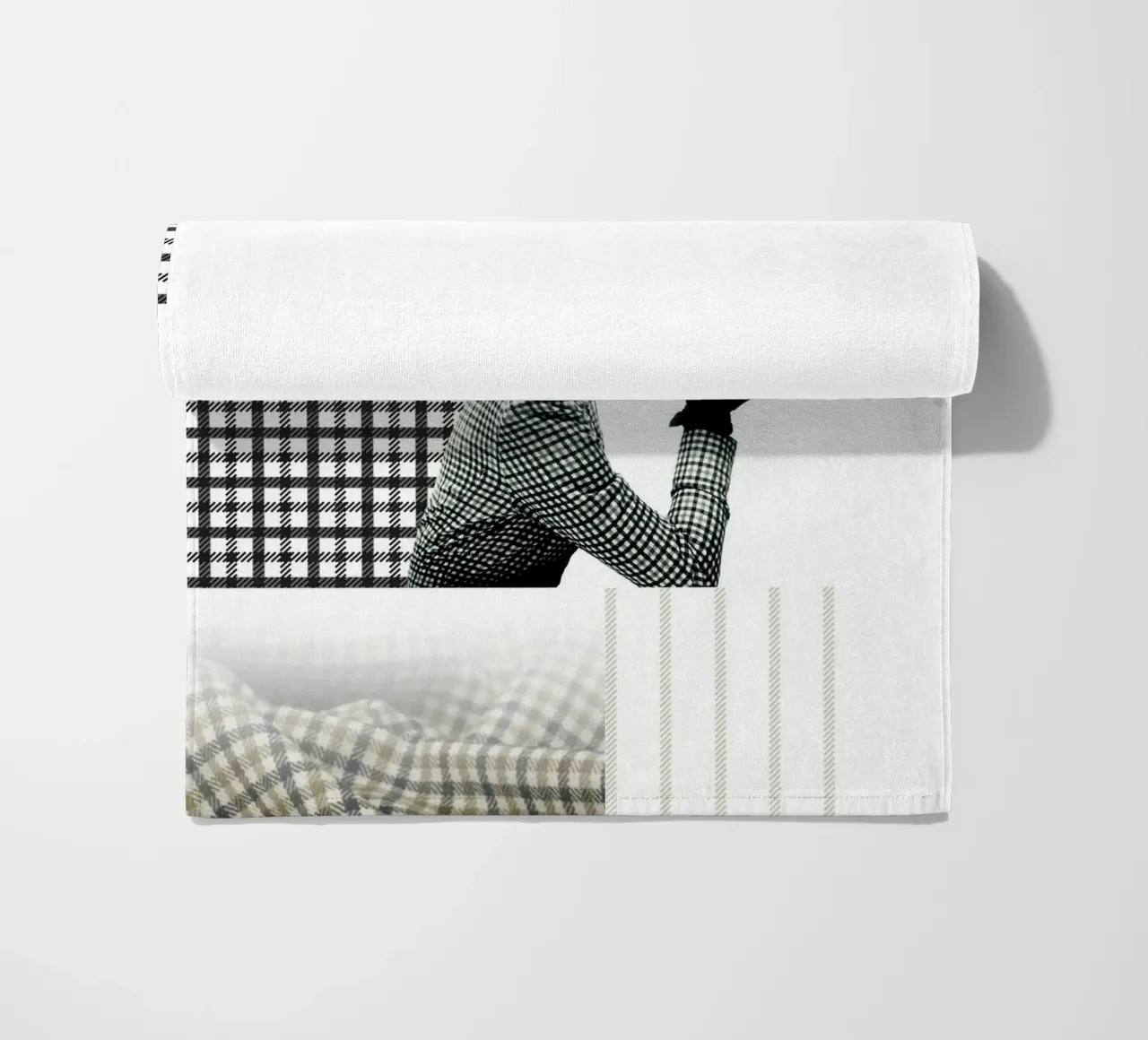 Fashion and Geometry 3 beach towel by DesmondBates