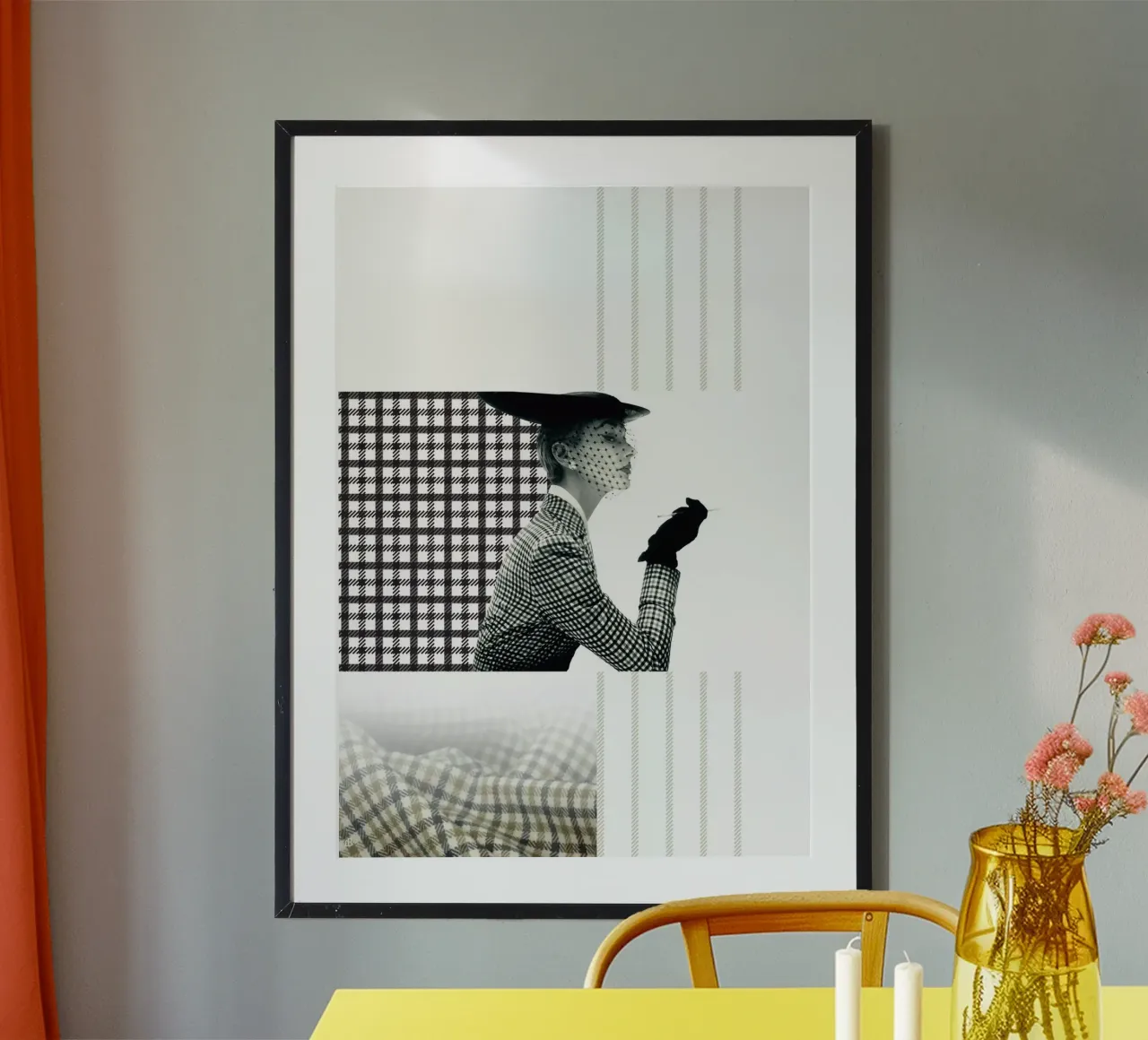 Fashion and Geometry 3 poster con telaio in alluminio da DesmondBates