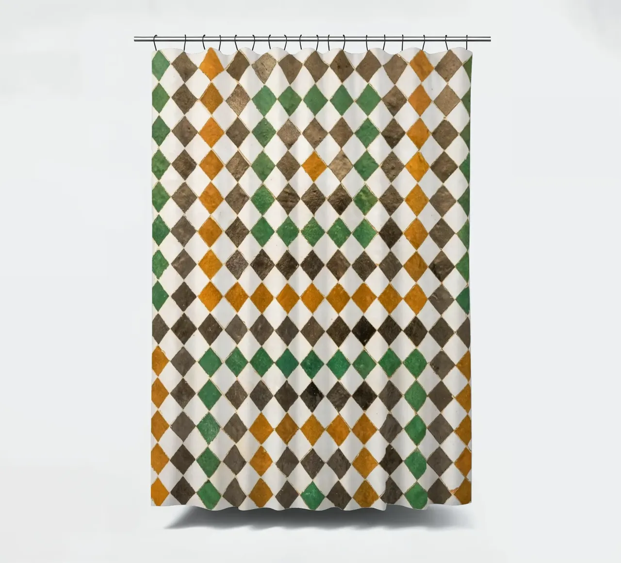 Square tiles in Morocco tenda da doccia da photolovers