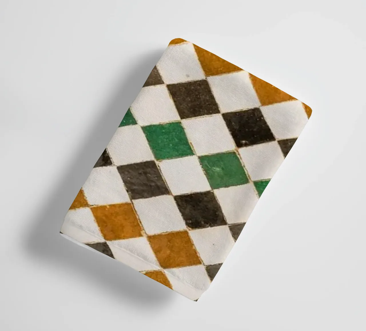 Square tiles in Morocco asciugamano da bagno da photolovers