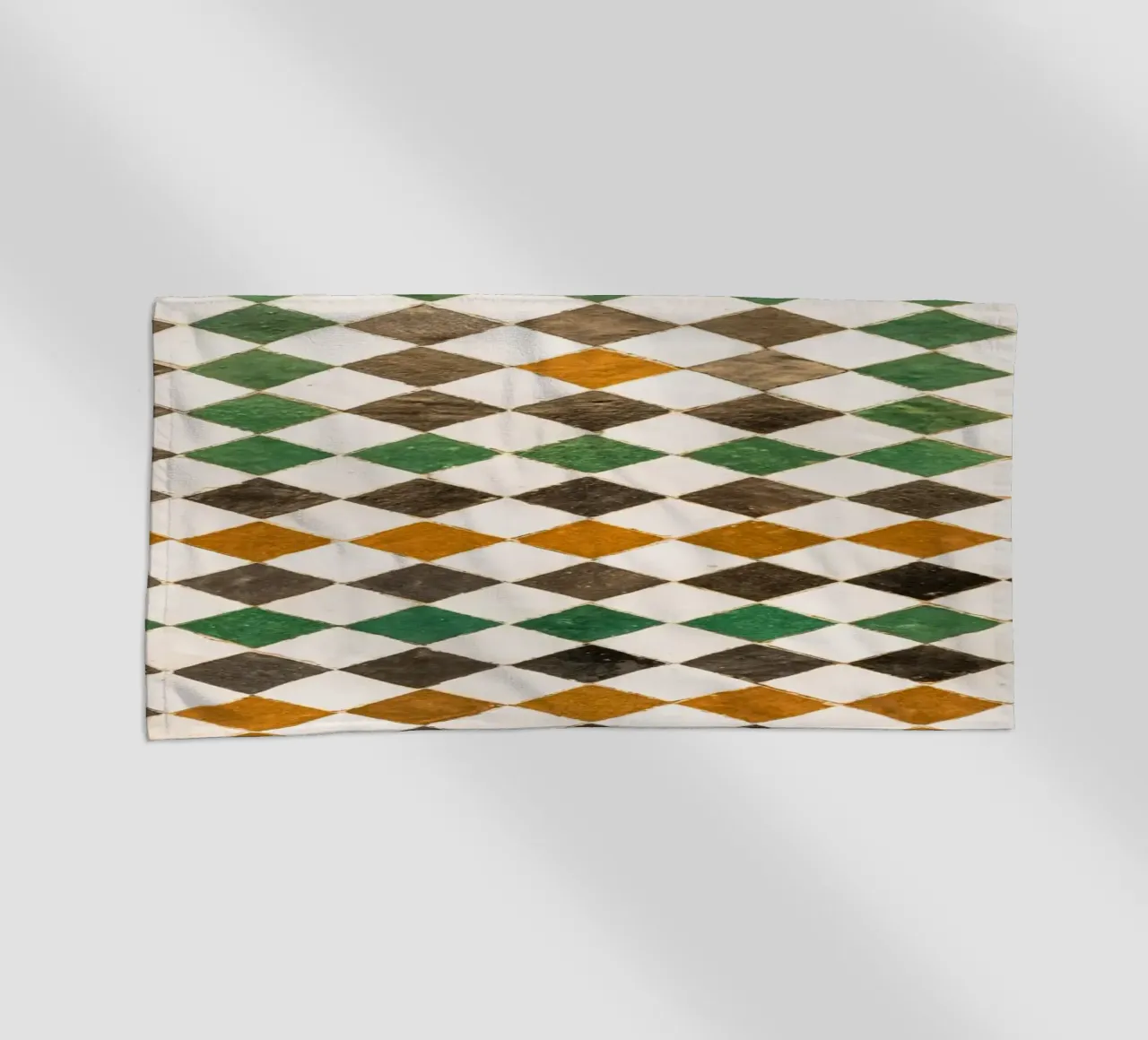 Square tiles in Morocco telo mare da photolovers