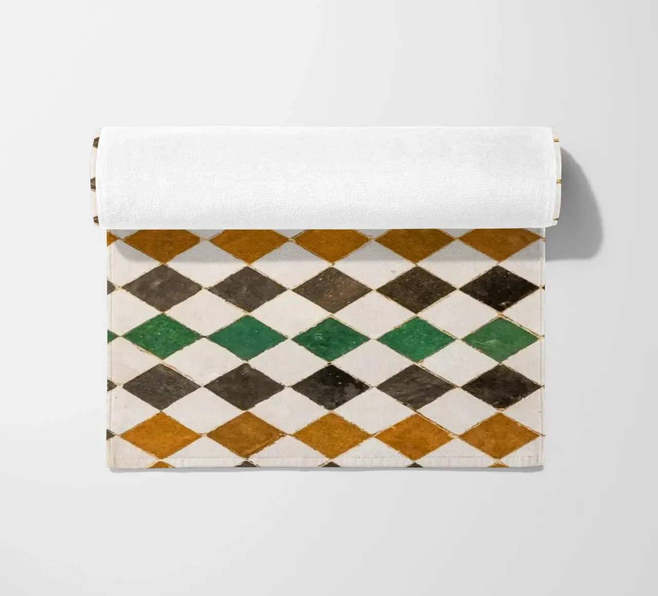 Square tiles in Morocco telo mare da photolovers