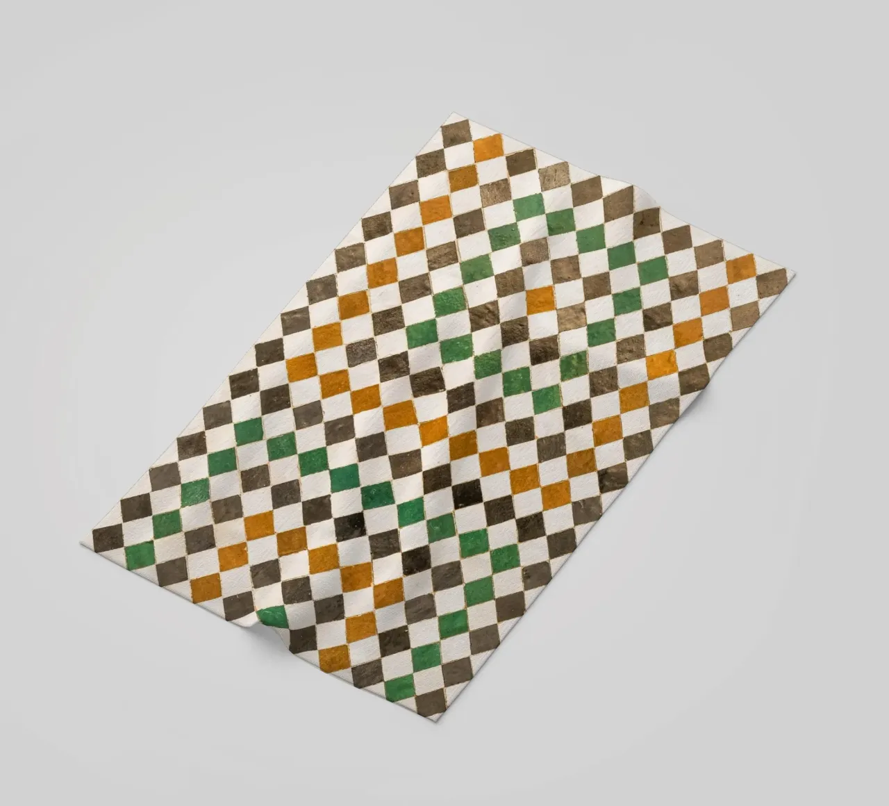 Square tiles in Morocco telo mare da photolovers