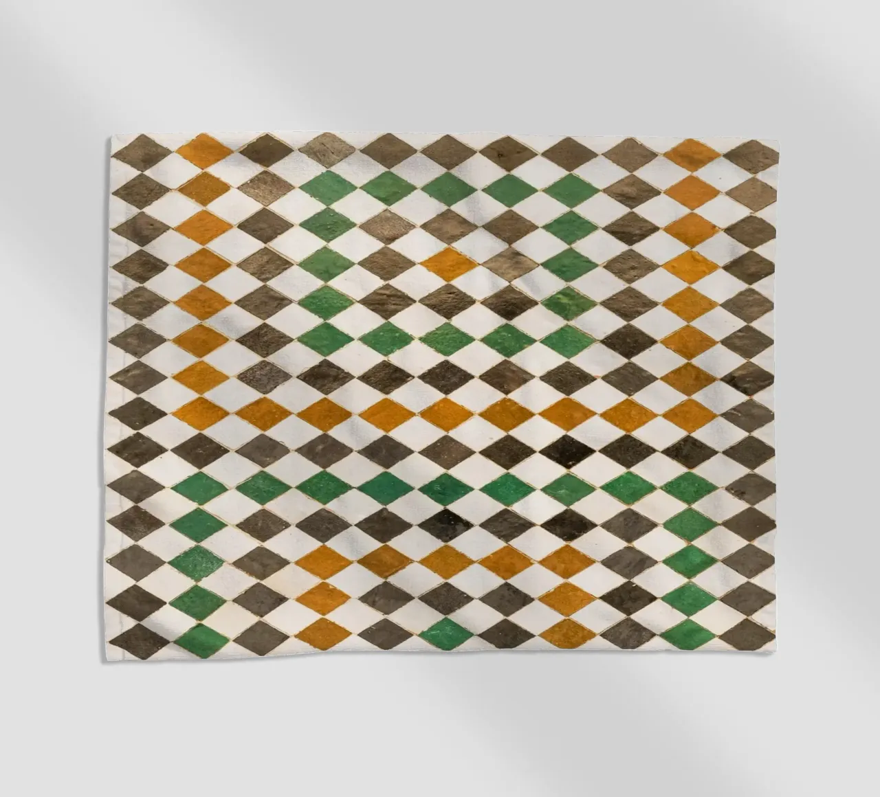 Square tiles in Morocco telo mare da photolovers