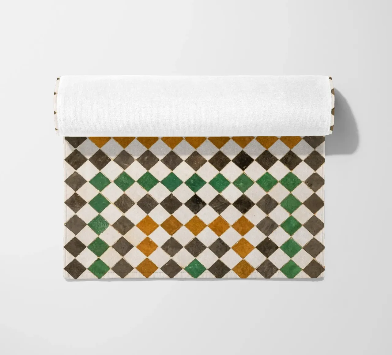 Square tiles in Morocco telo mare da photolovers
