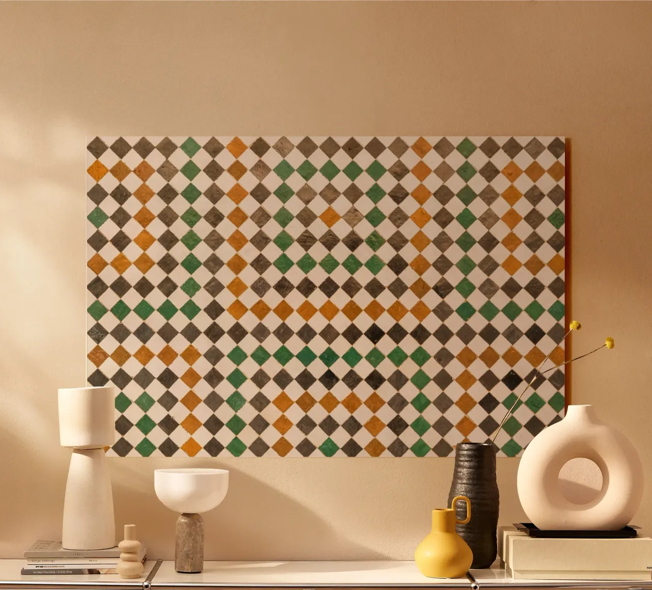 Square tiles in Morocco plexiglass da photolovers