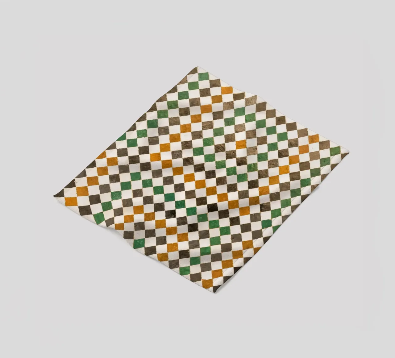Square tiles in Morocco coperta in pile da photolovers