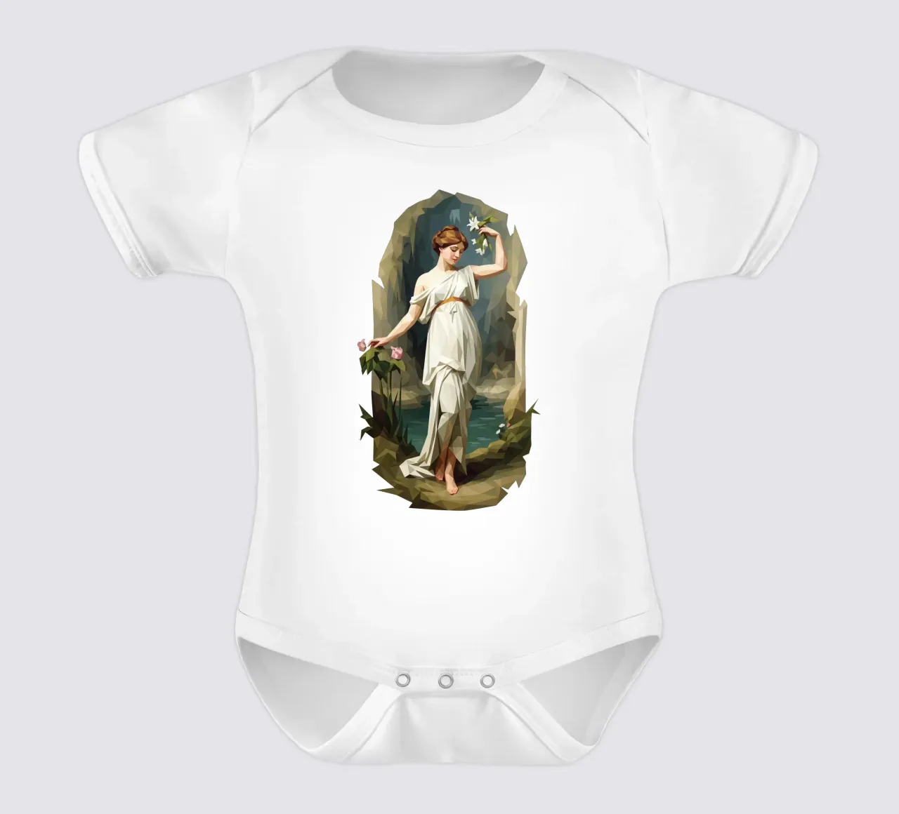Nymphaeum Lowpoly body de bebé de Low Profile