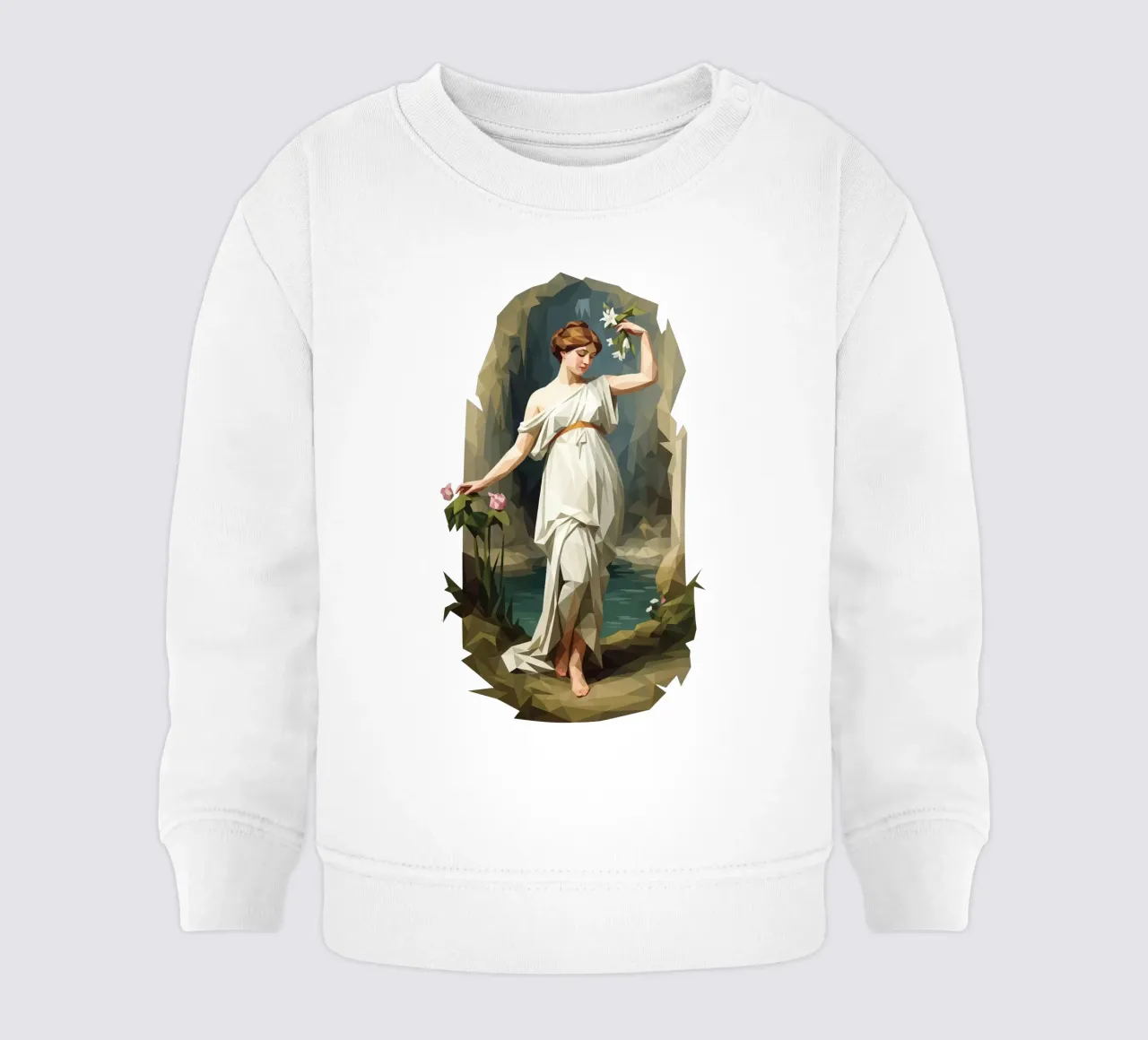 Nymphaeum Lowpoly sudadera de bebé de Low Profile