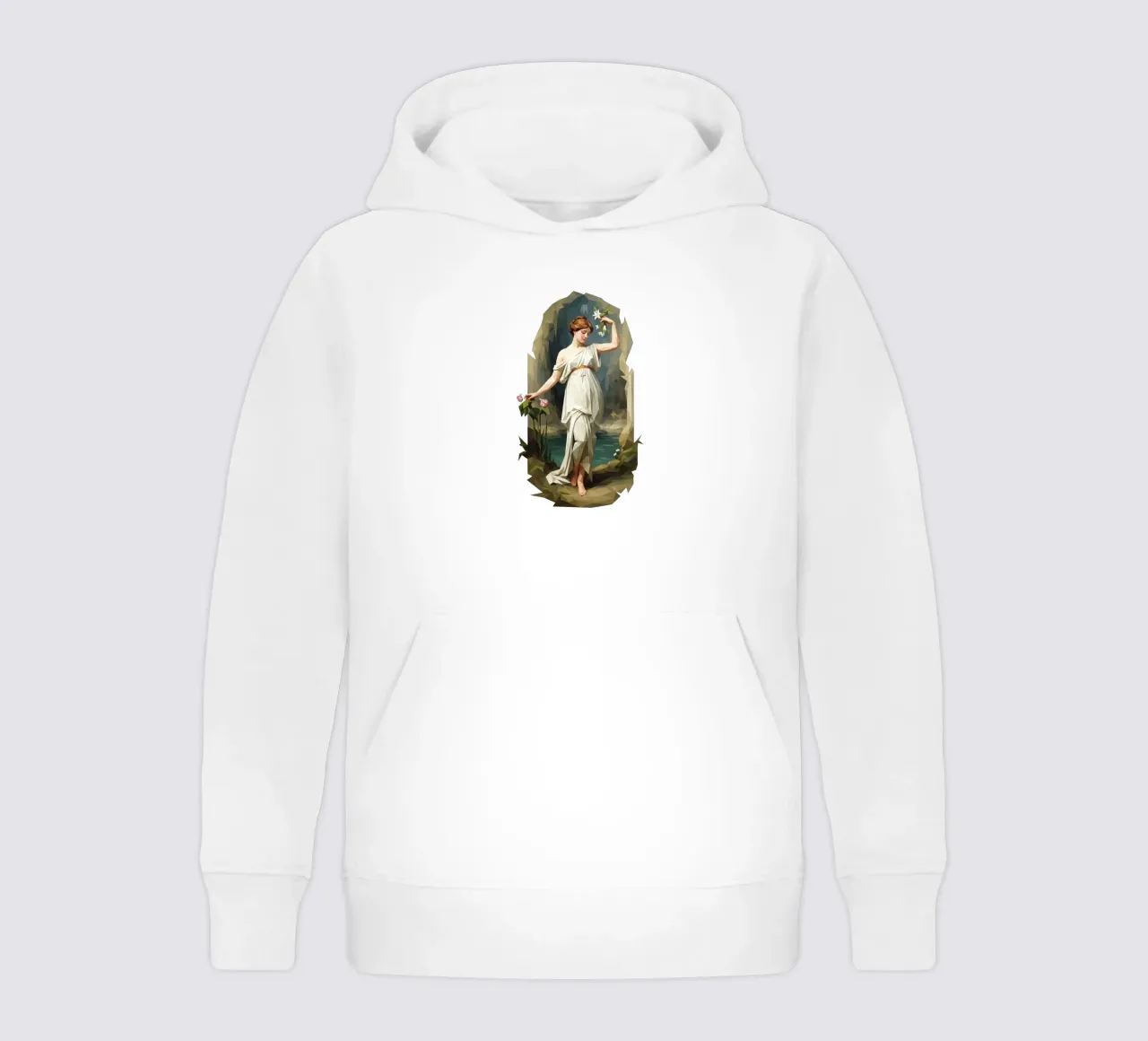 Nymphaeum Lowpoly felpa bambino con cappuccio da Low Profile