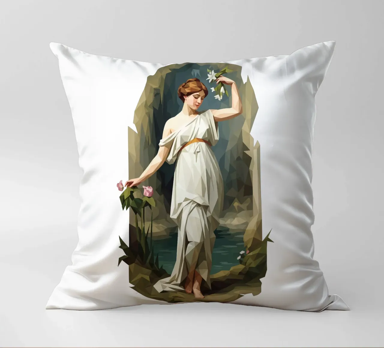 Nymphaeum Lowpoly cuscino da Low Profile