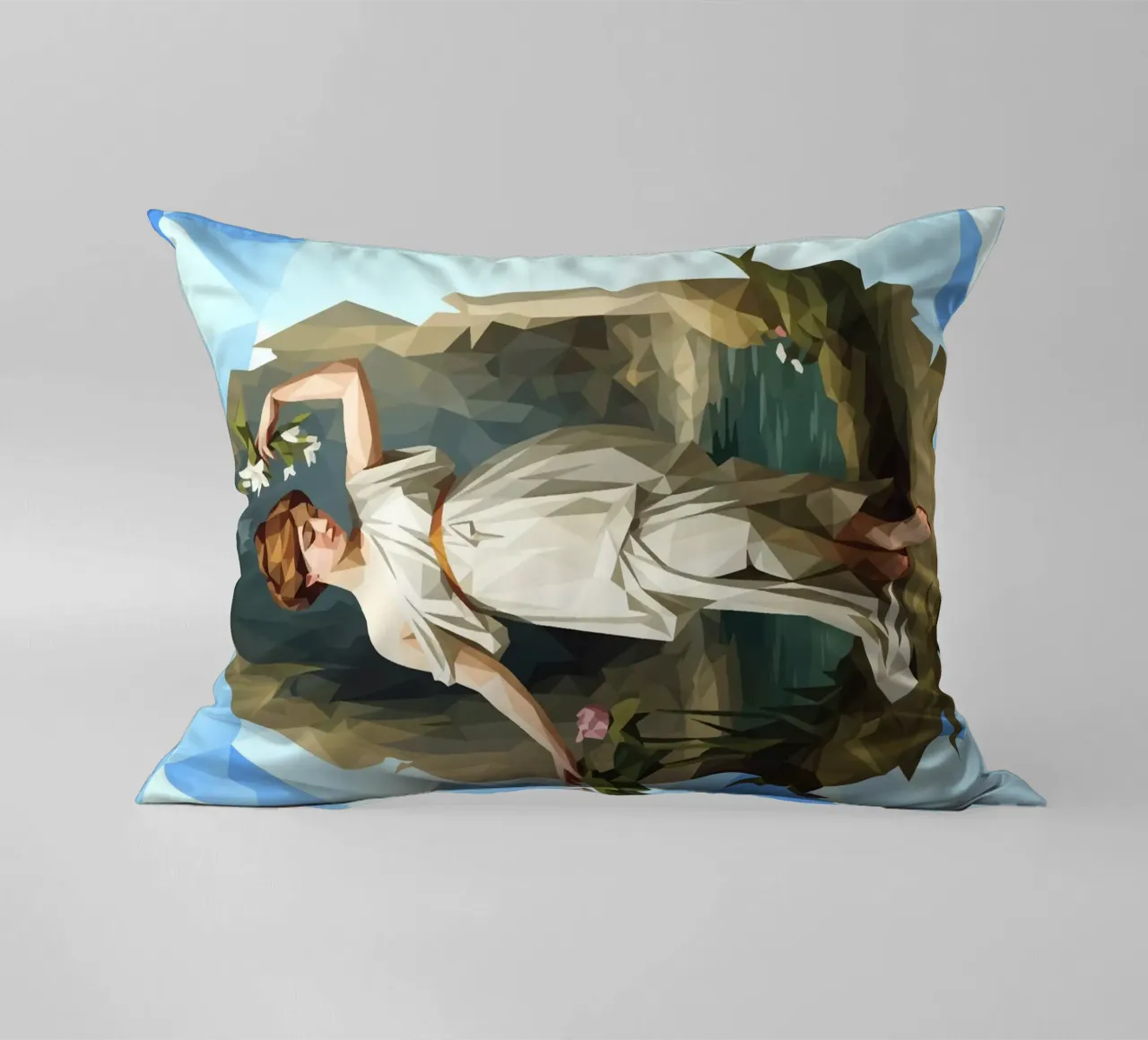 Nymphaeum Lowpoly cuscino da Low Profile