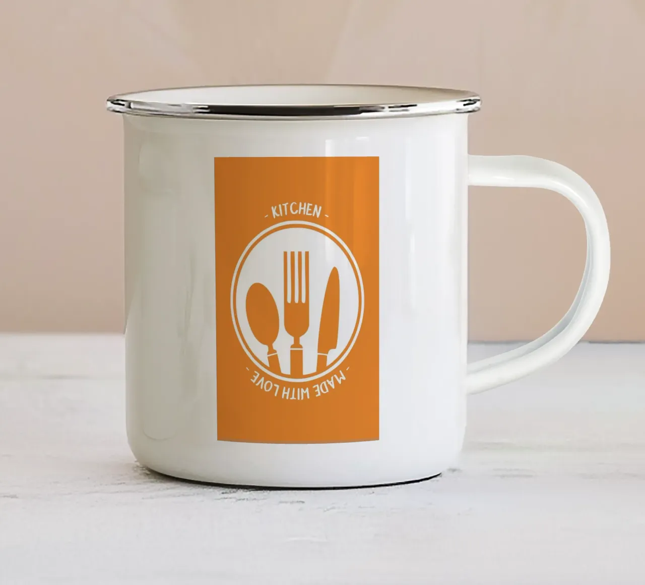 home decor scandinavian tazza in smalto da ORION