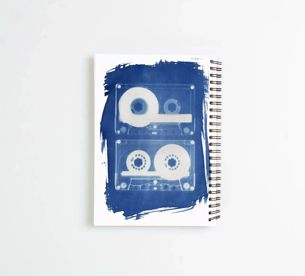Retro Cassette Tapes spiral notebook by Kim Hubball Studio