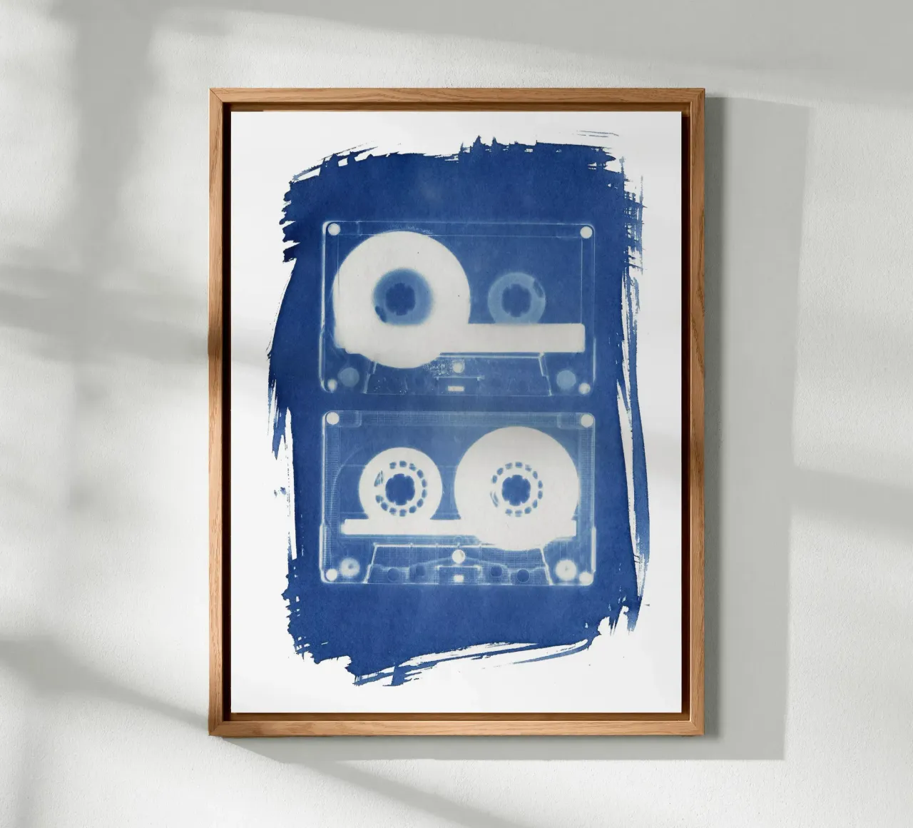 Retro Cassette Tapes alluminio dibond da Kim Hubball Studio