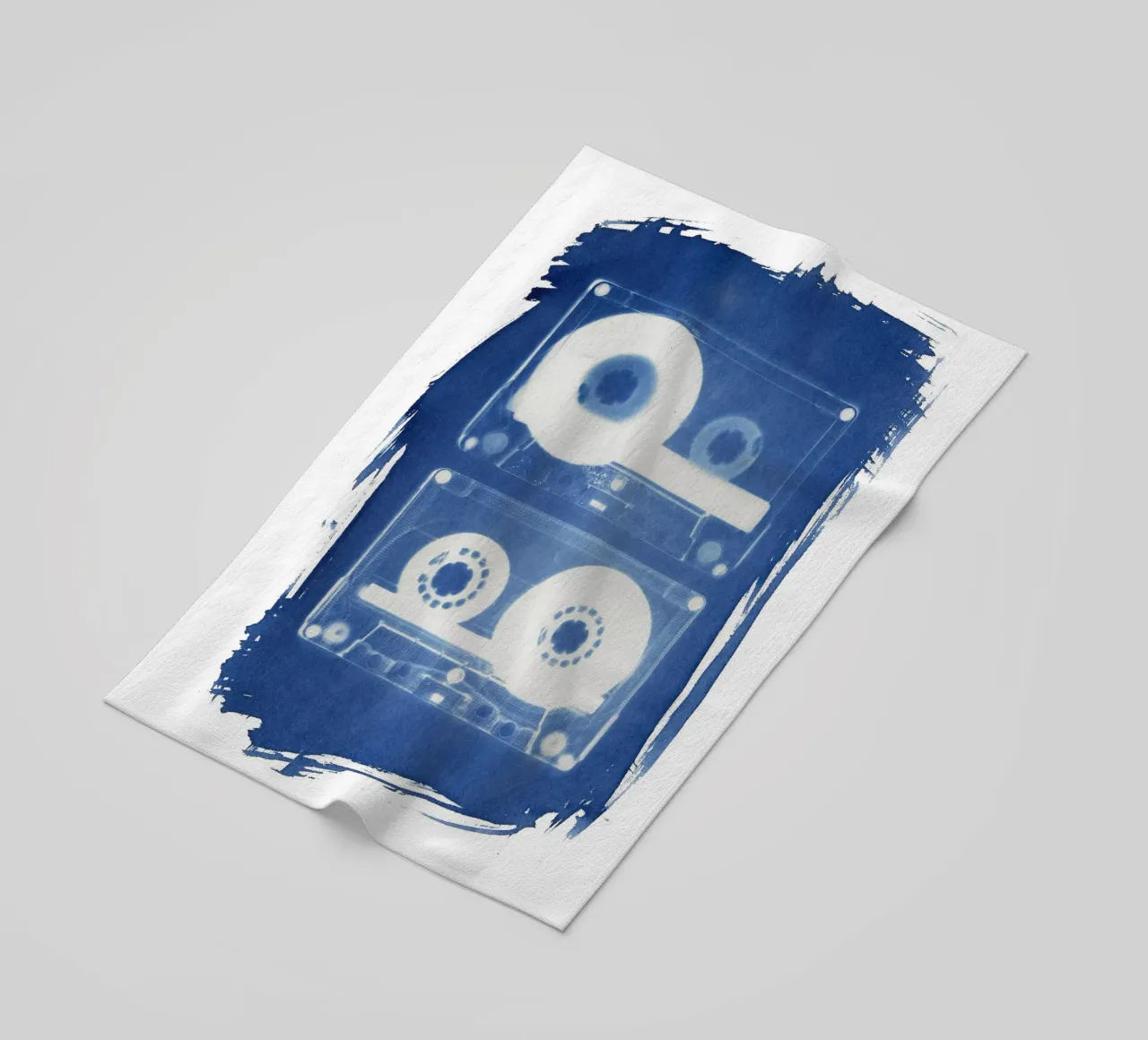Retro Cassette Tapes telo mare da Kim Hubball Studio