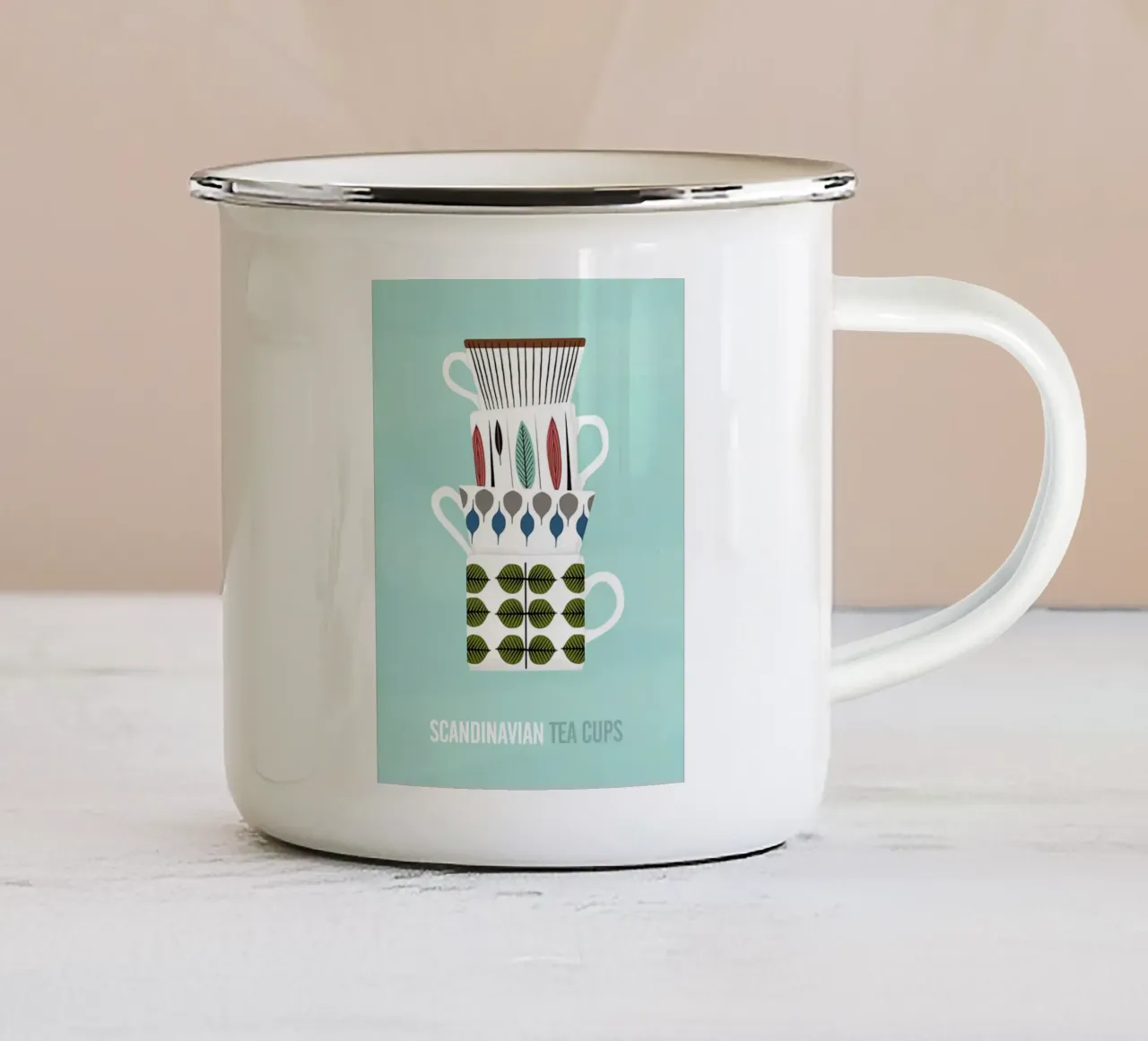 home decor scandinavian tazza in smalto da ORION