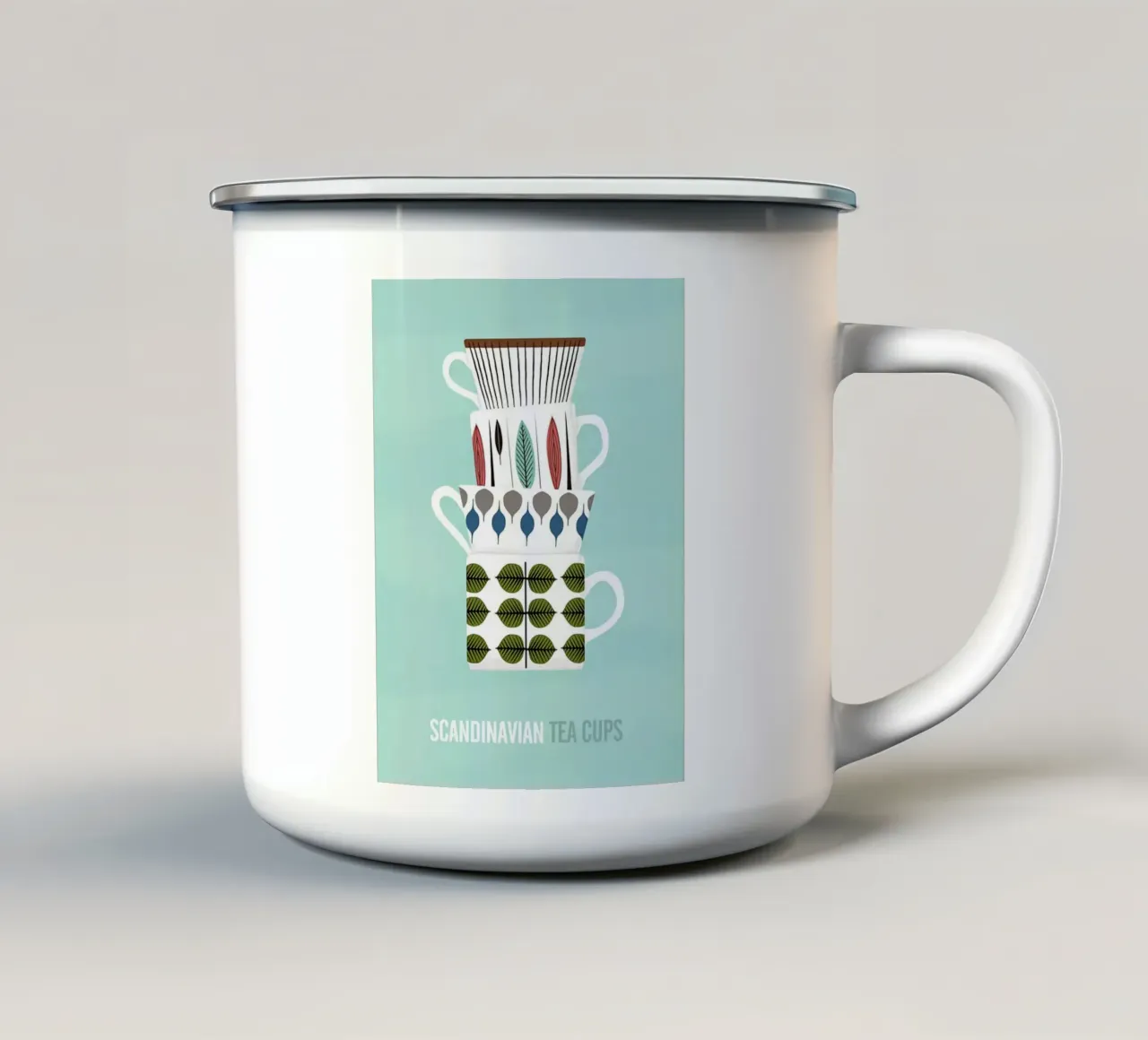 home decor scandinavian tazza in smalto da ORION