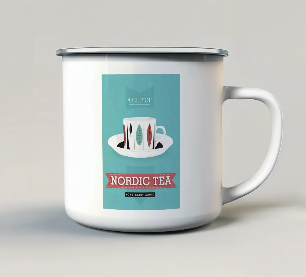 home decor scandinavian tazza in smalto da ORION