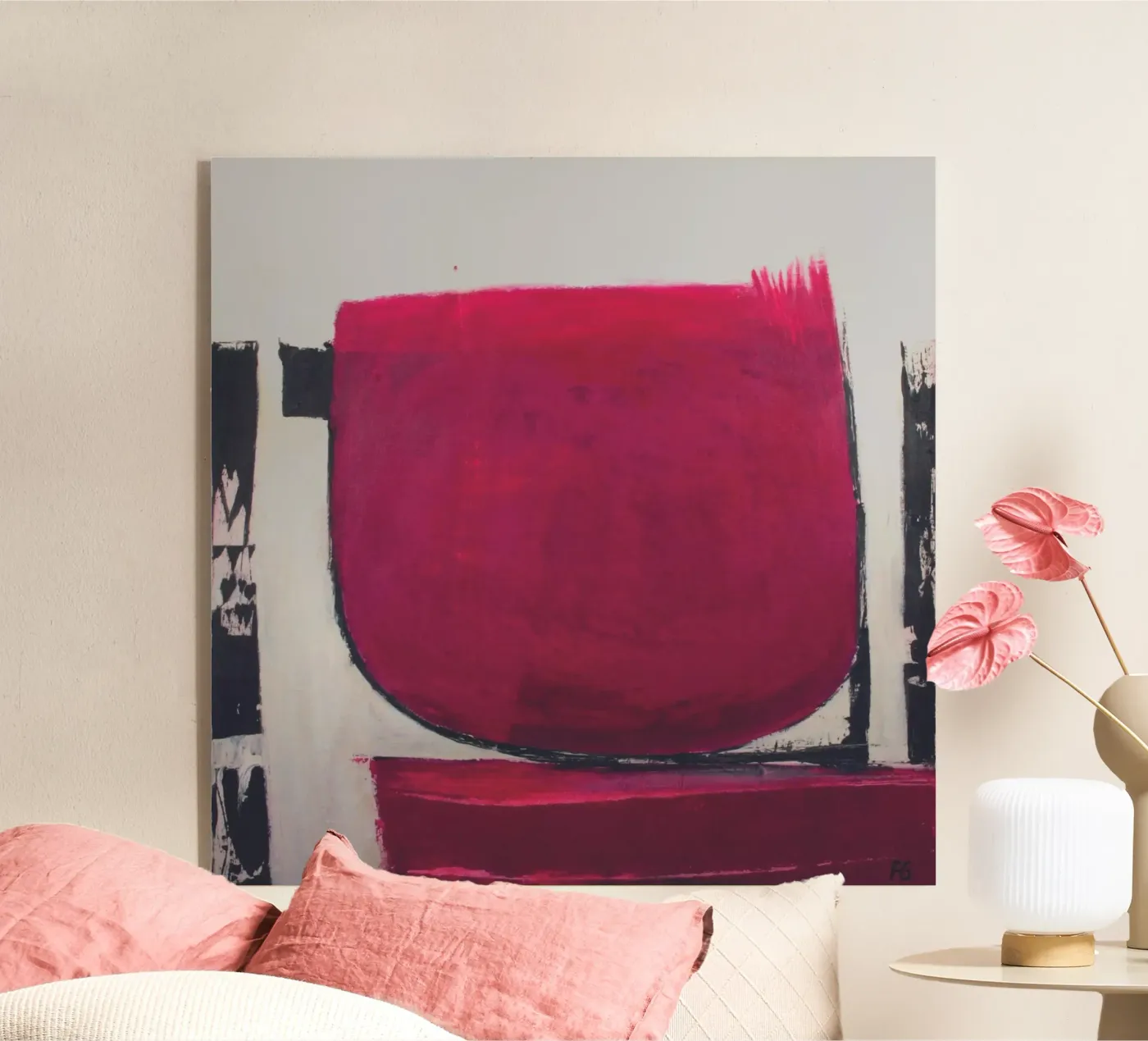 Red III plexiglass da Anita Gewald