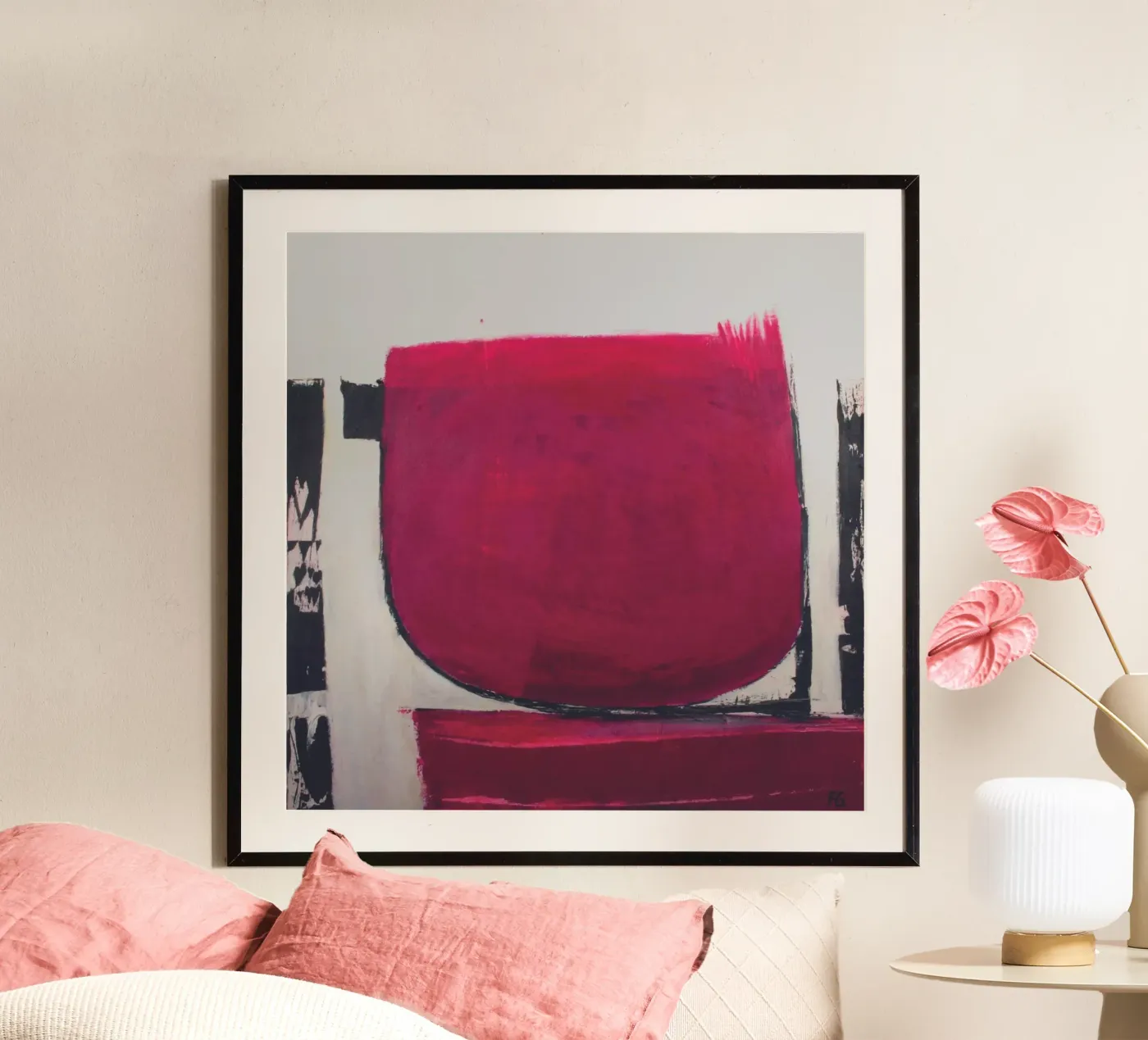 Rosso III poster da Anita Gewald