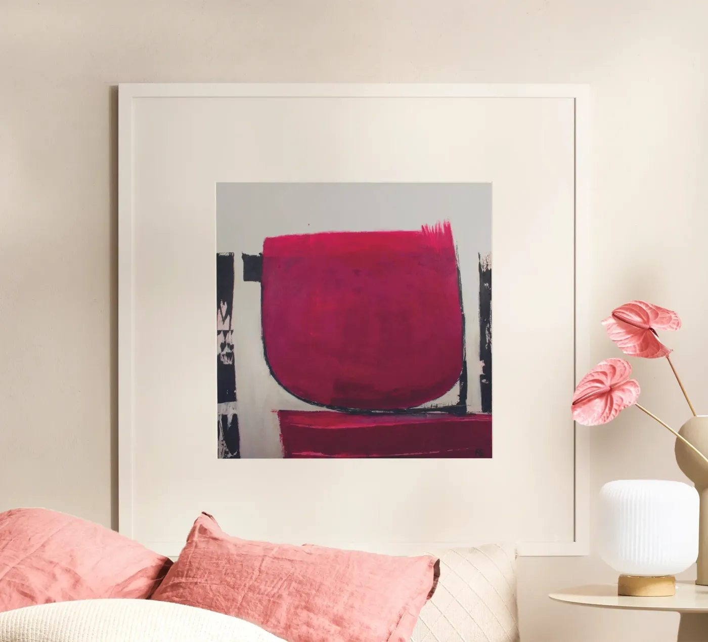 Rosso III poster da Anita Gewald