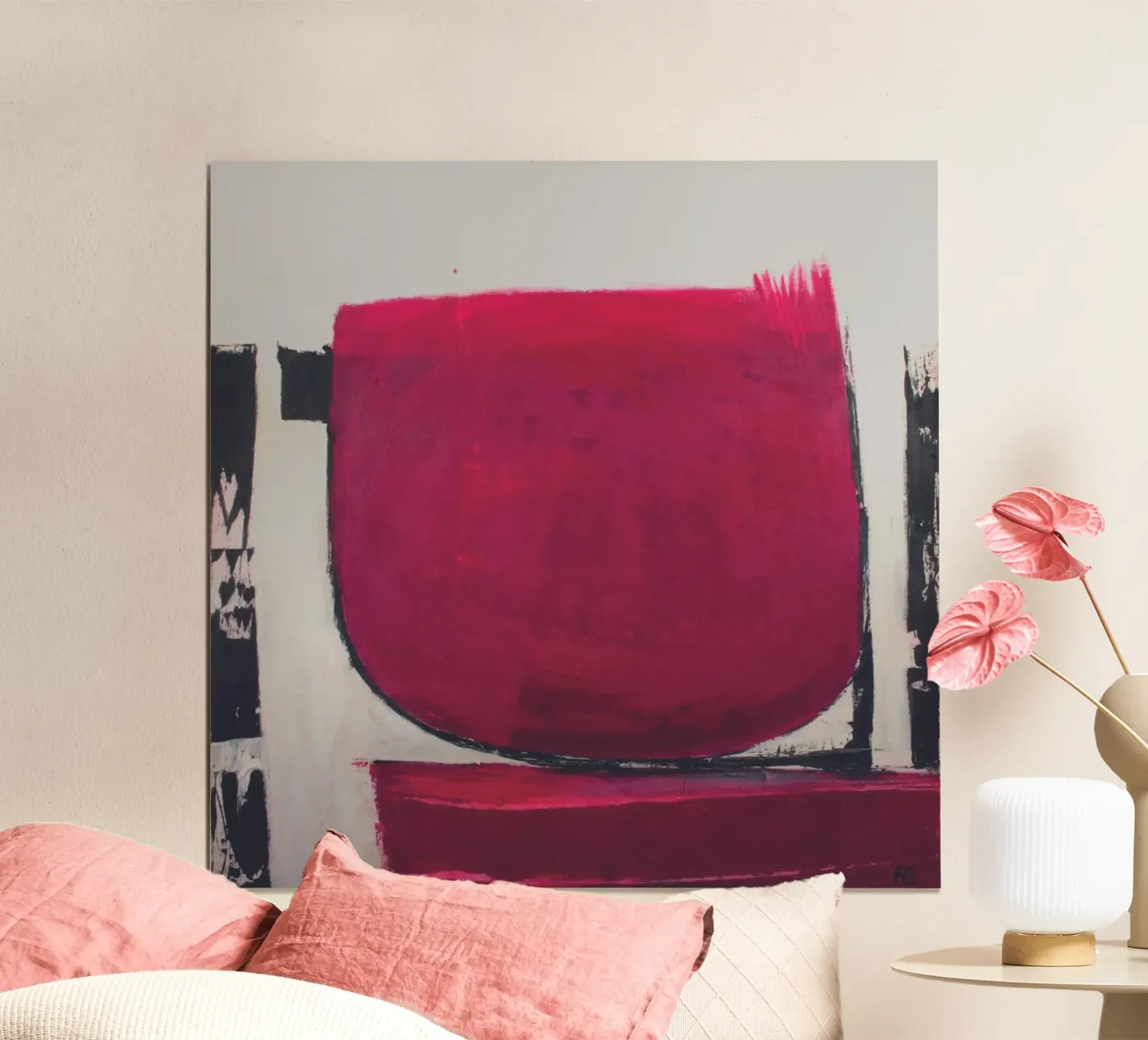 Rosso III poster da Anita Gewald