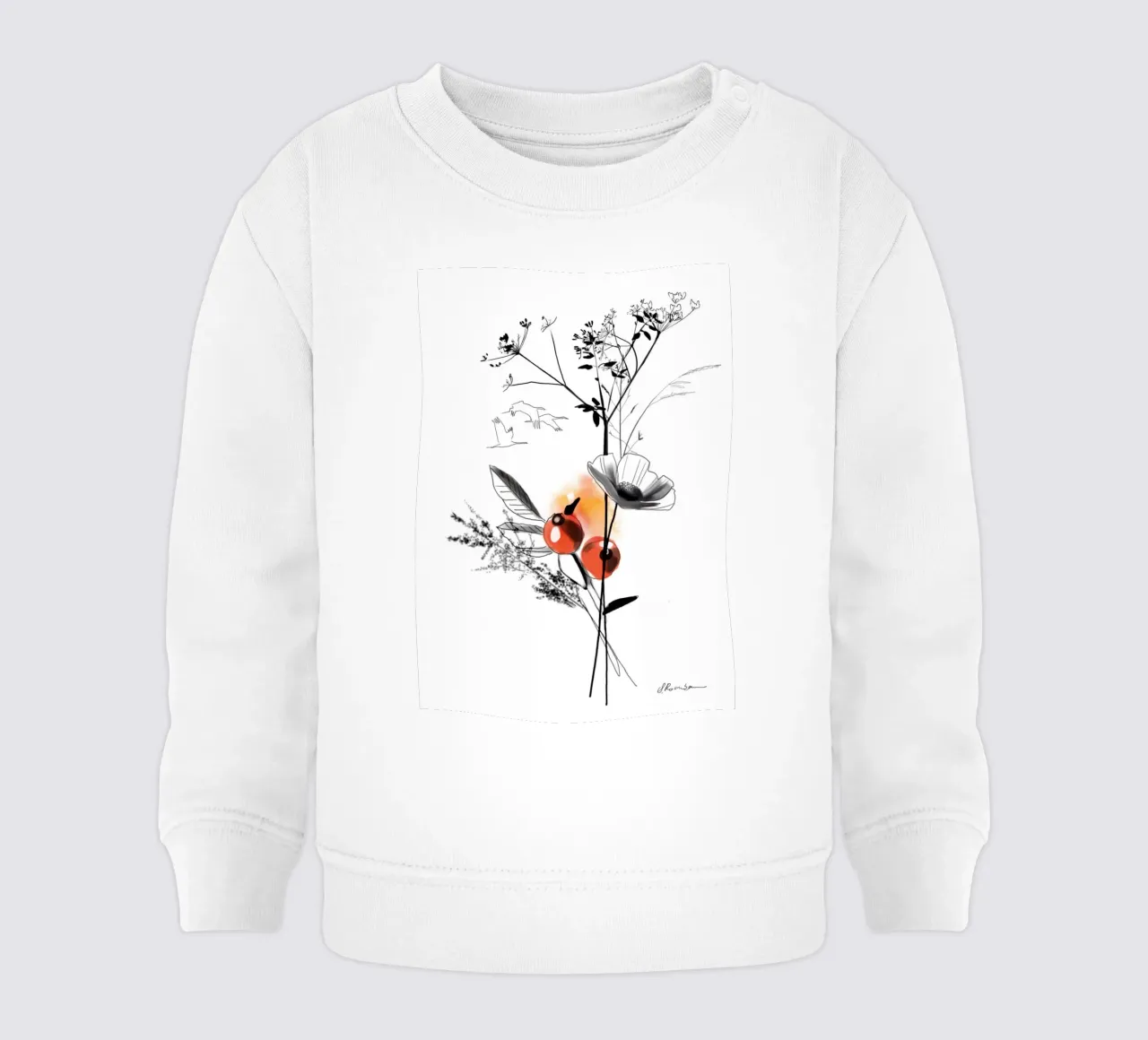 Uccelli migratori felpa neonato da SaraRosenbaum