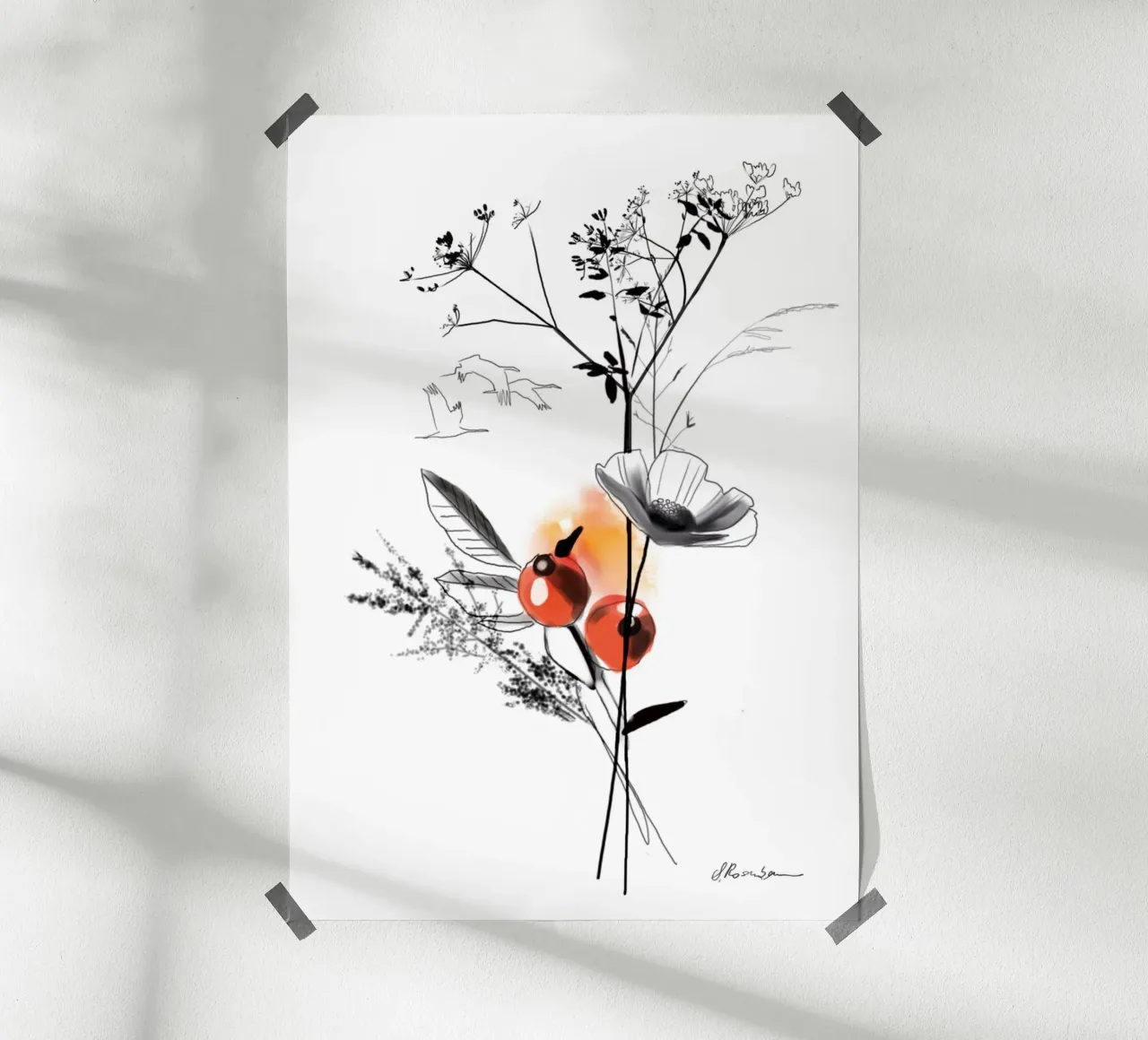 Uccelli migratori poster da SaraRosenbaum