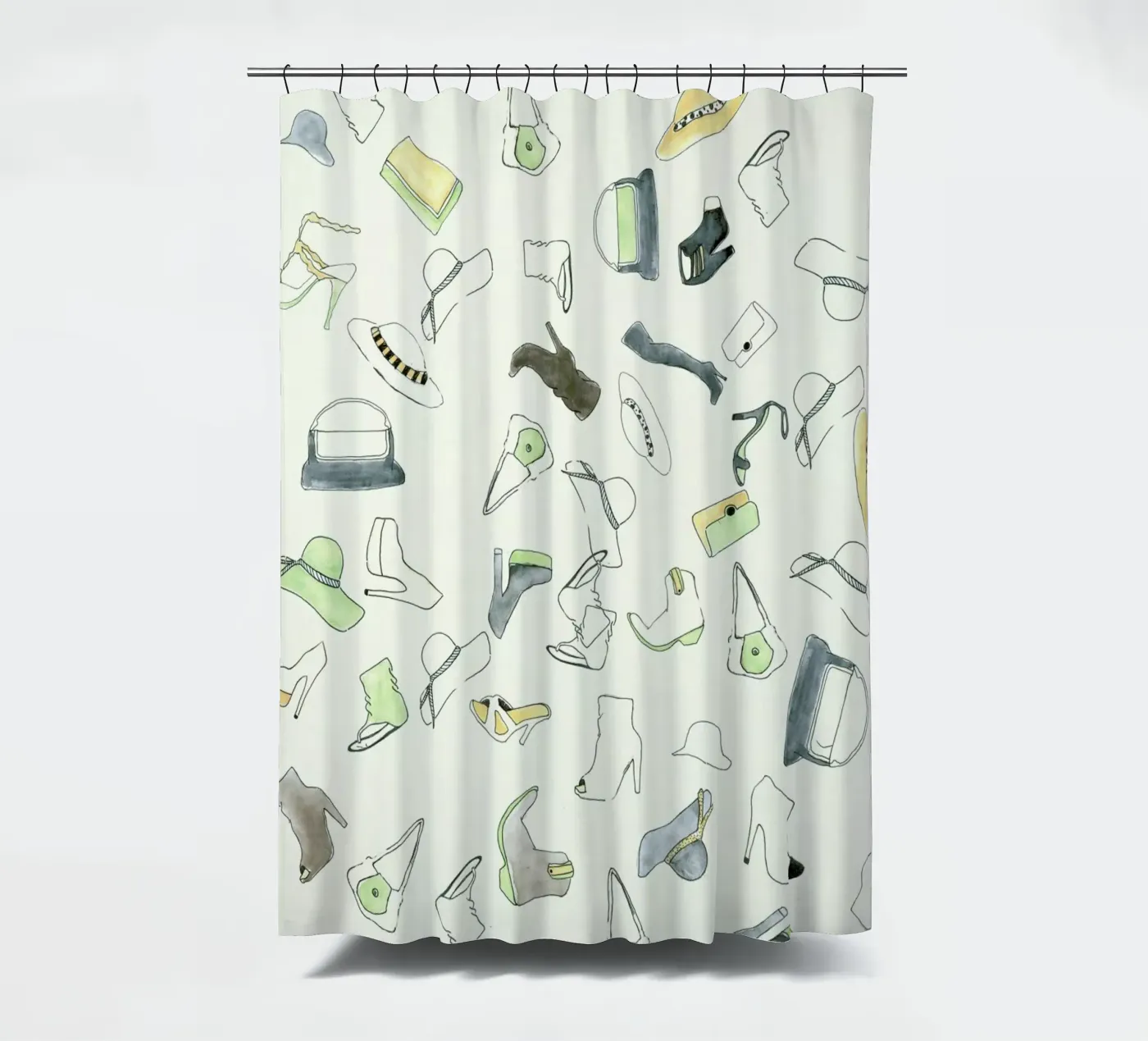 Pattern: Shooz Duschvorhang von Sandra De Leon