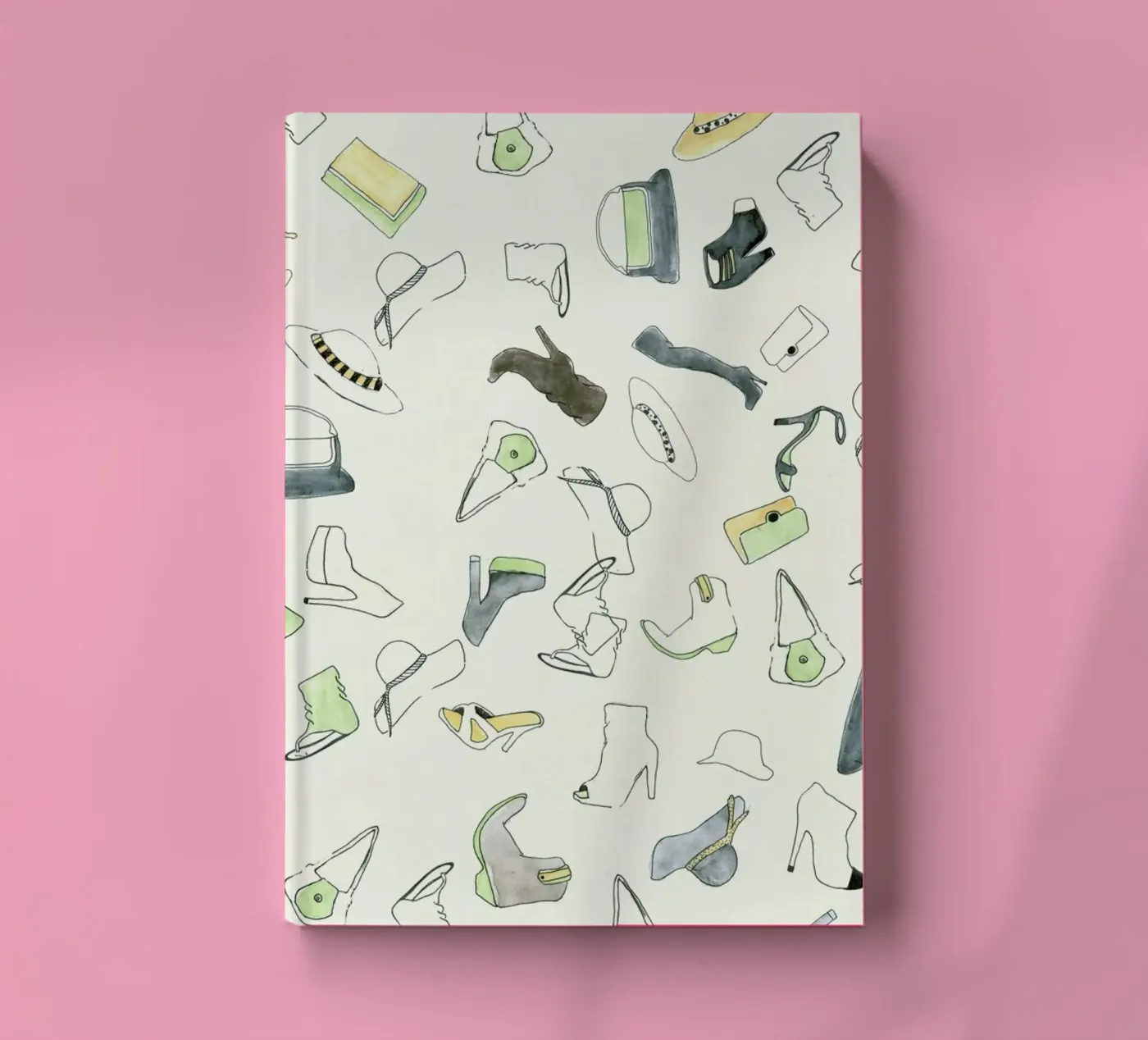 Pattern: Shooz notebook by Sandra De Leon