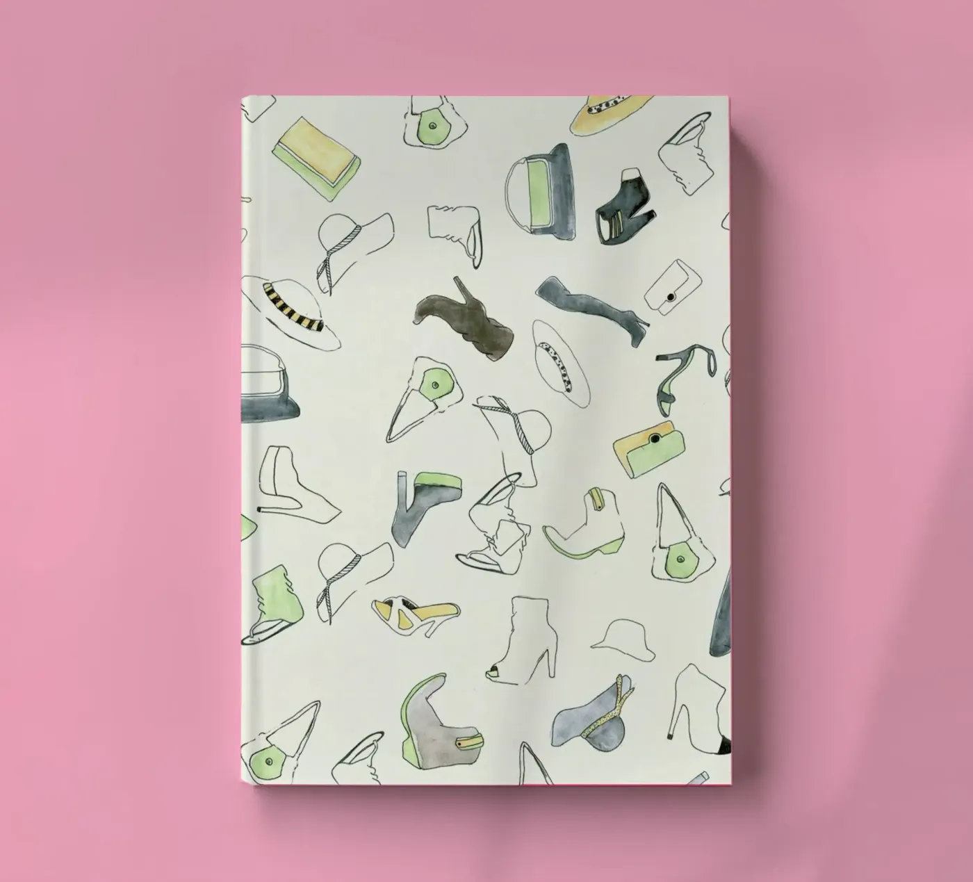 Pattern: Shooz notebook by Sandra De Leon